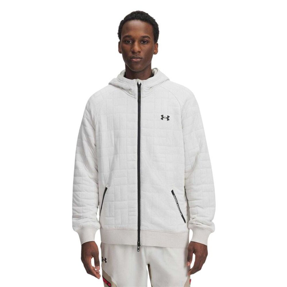 Under Armour Mens Unstoppable Quilted Full Zip  Jacket / White